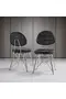 Gaye White Marble Table & Gozde Chrome Bench Set HDR1272