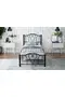 Orchidee Metallbett 90x200 ARM104