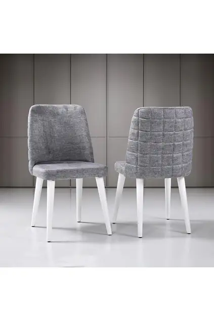 Orchid White Table & Checkered Chair Set HDR1245