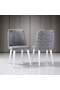 Set Tavolo Orchidea Bianco & Sedie a Scacchi HDR1245