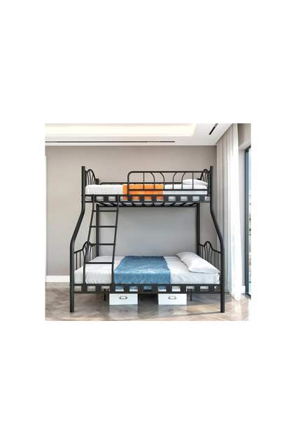 İmaj Bunk Bed 90x200 + 140x200 ARM058 Black