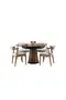 Dream Parquet Round Table & Zeus Chair Set HDR1204