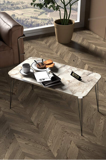 Schwarzer Draht Silber Zentrum Couchtisch Quadrat