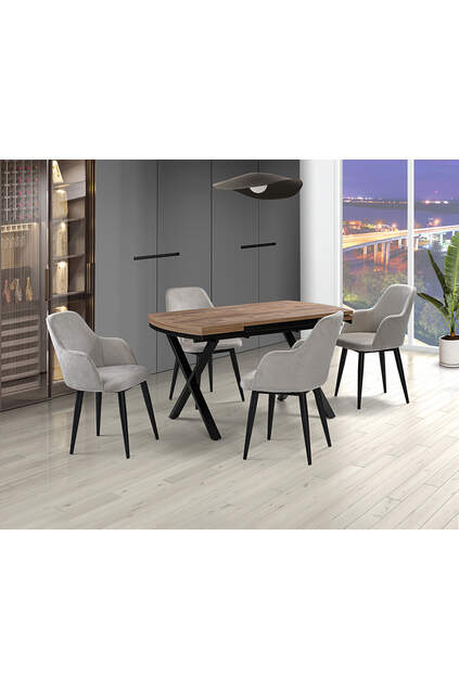 Set Tavolo Sole Antico & Sedie Lotus HDR1254