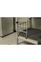 Metallstockbett 90x190 ARM033 Grau