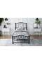 Orchidee Metallbett 100x200 ARM104