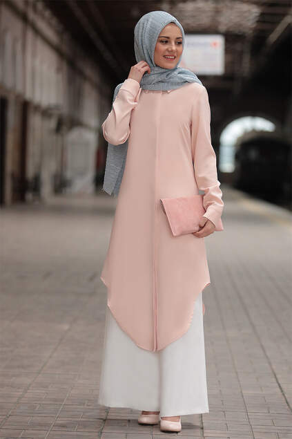 Berna Hijab Suit Powder