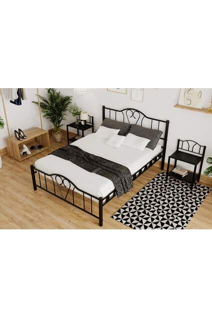 Orchidee Metallbett 140x190 ARM104