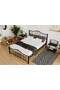 Orchidee Metallbett 140x190 ARM104