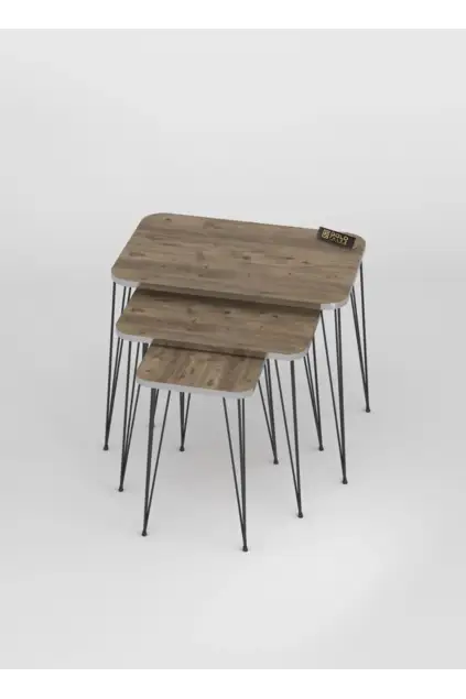 Black Wire Silver Square Zigon Coffee Table