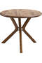 Oslo Walnut Round Table And Chair Set FRL1034