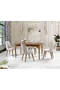 Avangard Walnut Table & Valenta Walnut Chair Set HDR1220