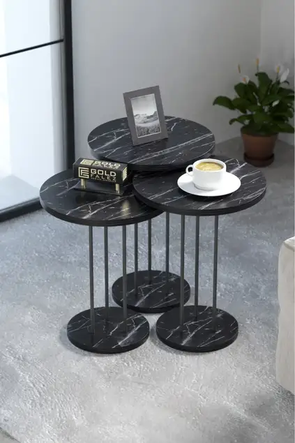 Schwarzer Terra Zigon Couchtisch