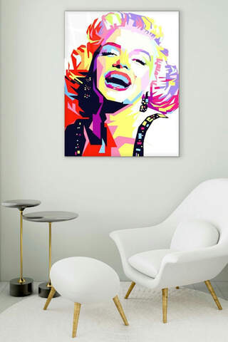 Marilyn Monroe Glass Painting