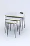 Schwarzer Draht Doppelt Gold Quadratisch Zigon Couchtisch