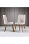 Avangard Walnut Table & Valenta Walnut Chair Set HDR1220