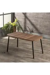 Orta Sehpa Ceviz Metal Ayak Kr