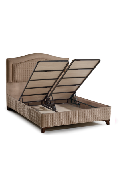 MD Royal 150x200 Doppelbett, Bettgestell, Kopfteil-Set GM119