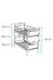 Smaragd Stockbett 90x190 ARM019