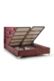 MD Truva 150x200 Double Bed, Base, Headboard Set GM111
