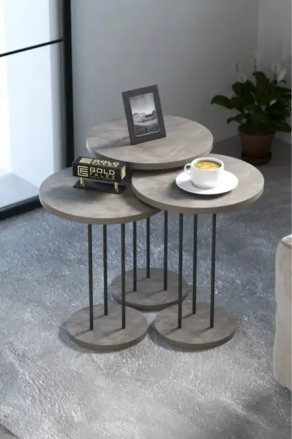 Schwarzer Terra Zigon Couchtisch