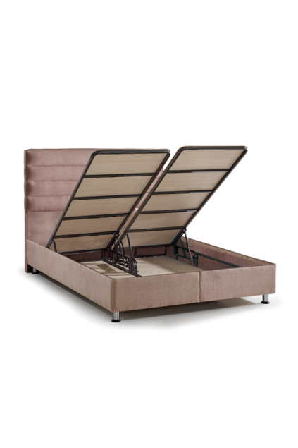 MD Sedef 180x200 Double Bed, Base, Headboard Set GM121