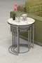 Zigon Couchtisch C Lux Double Silber