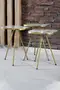 Nesting Table Gold Black Leg Bendir 2201