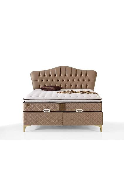 MD Monza 180x200 Çift Kişilik Yatak, Baza, Başlık Seti GM162