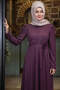 Mara Silvery Evening Dress Purple