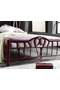 Orchidea Struttura Letto in Metallo120x200 ARM104 Bordeaux