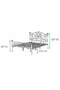 Bergama Metallbett 140x190 ARM085