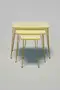 Nesting Table Kr and Center Table Kr Set Gold Cream Wire
