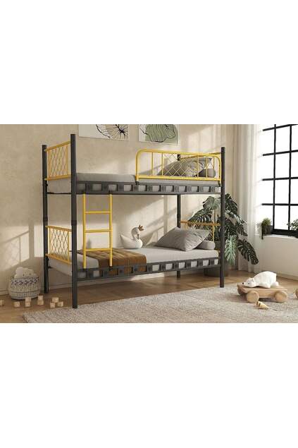 Metis Bunk Bed 90x200 ARM048 Yellow-Black