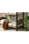Pearl Bunk Bed 90x190 ARM005 Black + Walnut