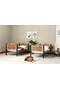 Pearl Bunk Bed 90x200 ARM006 Black + Walnut