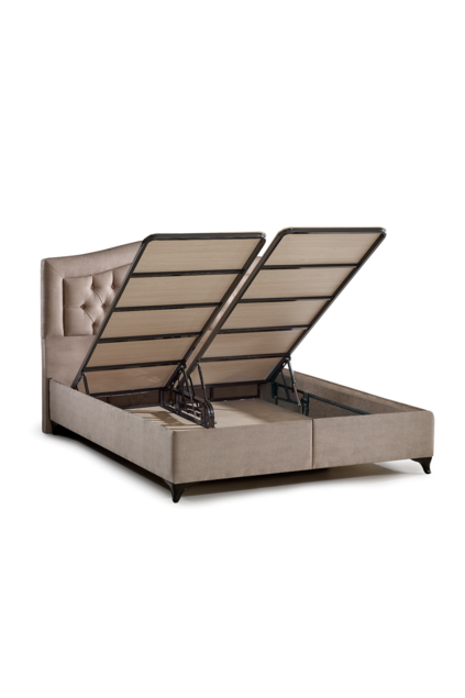 MD Sahara 150x200 Double Bed, Base, Headboard Set GM115