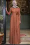 Tile Color Mara Silbriges Abendkleid