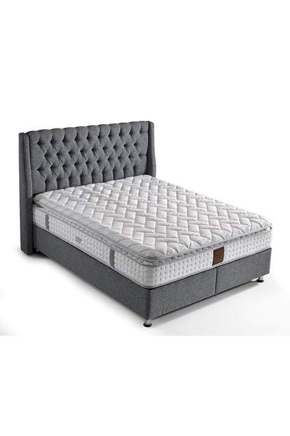 MD Zenith 150x200 Double Bed, Base, Headboard Set GM114