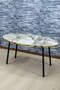 Nesting Table And Center Table Combined Set Gold Bendir 3200