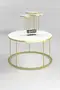 Couchtisch und Zigon Couchtisch Terra Set Gold