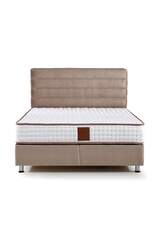MD Sedef 180x200 Double Bed, Base, Headboard Set GM121