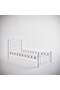 Bella Struttura Letto in Metallo 90x190 ARM138 Bianco