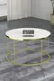 Couchtisch und Zigon Couchtisch Terra Set Gold