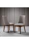 Nil Walnut Table & Classic Chair Set HDR1224