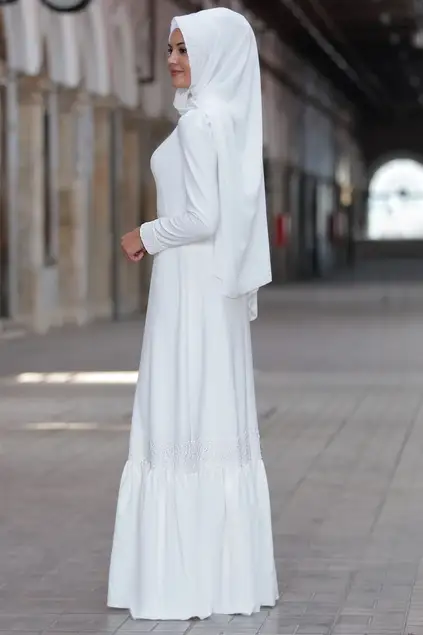 Bouquet Dress Ecru