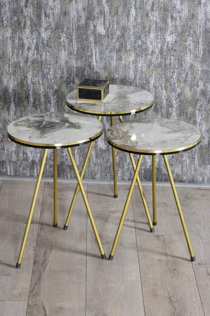 Nesting Table Gold Bendir Wire
