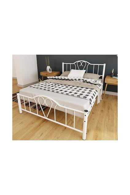 Orkide Metal Bed Frame 90x200 ARM104 White
