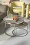 Couchtisch Double Silber Lux Special