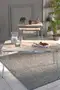Nesting Table Square And Center Table Square Set Silver Efes Wire